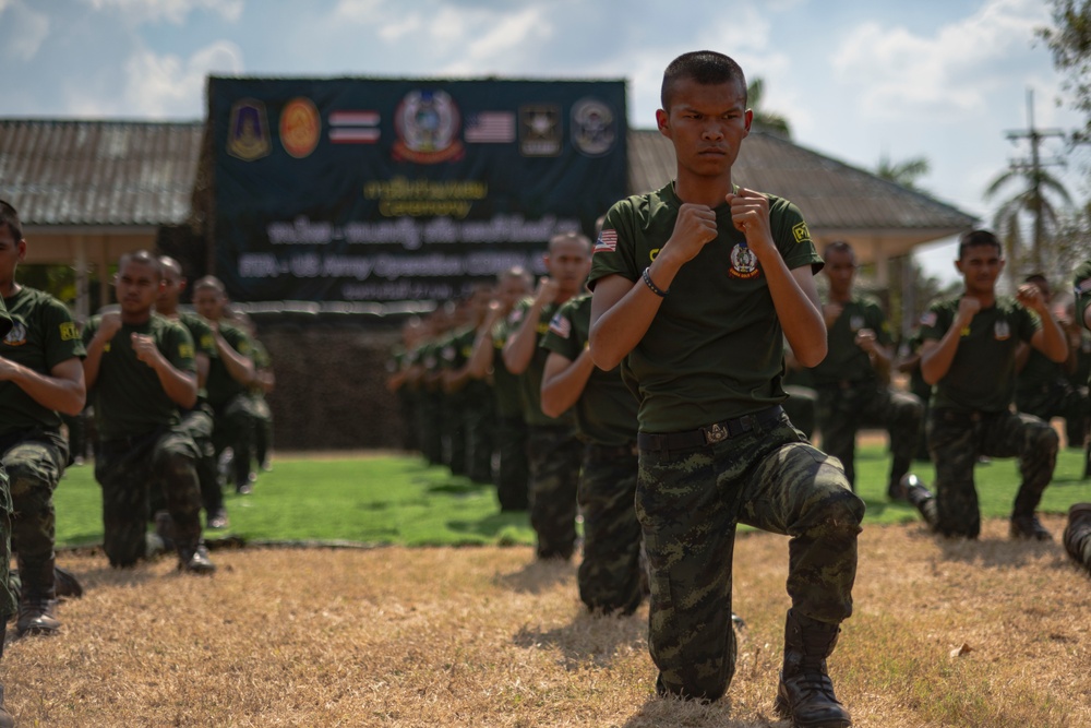 Royal Thai Army shares Muay Thai lesson with 2-2 SBCT Soldiers