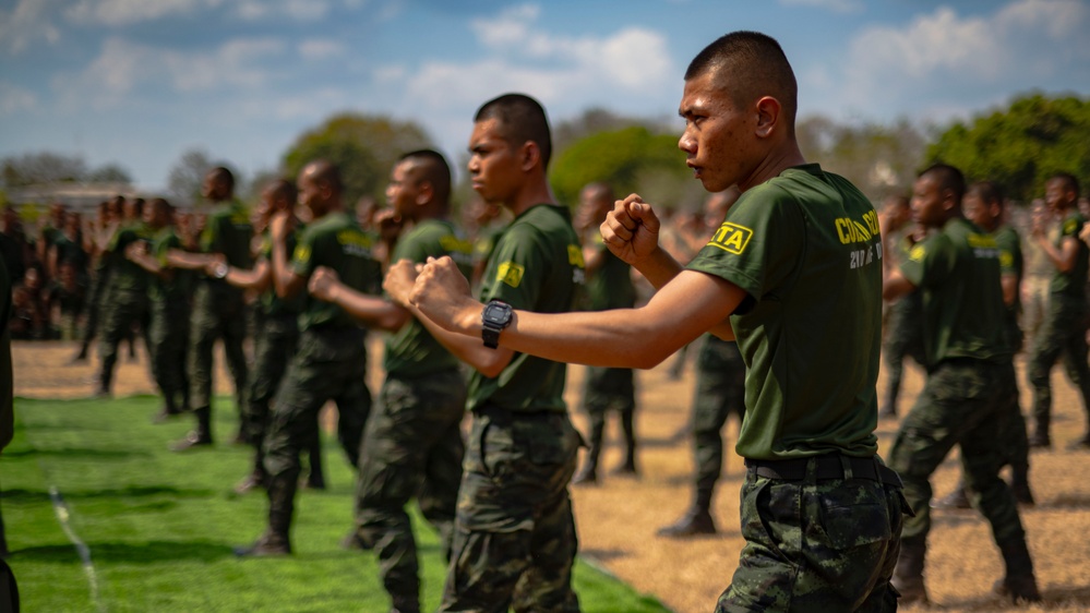 Royal Thai Army shares Muay Thai lesson with 2-2 SBCT Soldiers