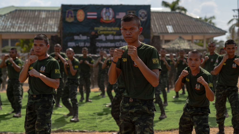 Royal Thai Army shares Muay Thai lesson with 2-2 SBCT Soldiers