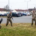 Bundeswehr Medical Academy soldiers practice basic operations of U.S. Army weapons