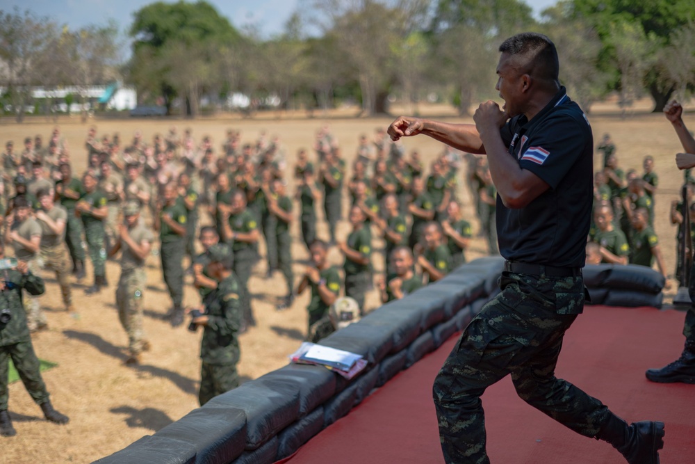 Royal Thai Army shares Muay Thai lesson with 2-2 SBCT Soldiers