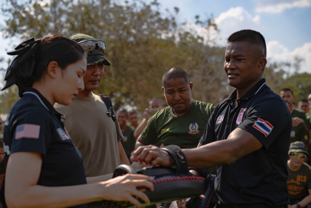 Royal Thai Army shares Muay Thai lesson with 2-2 SBCT Soldiers