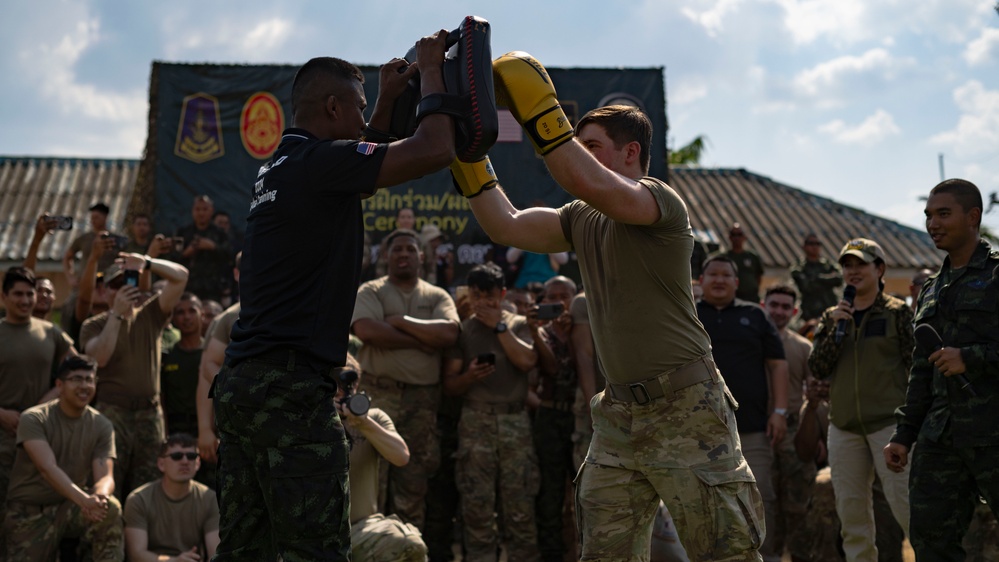 Royal Thai Army shares Muay Thai lesson with 2-2 SBCT Soldiers