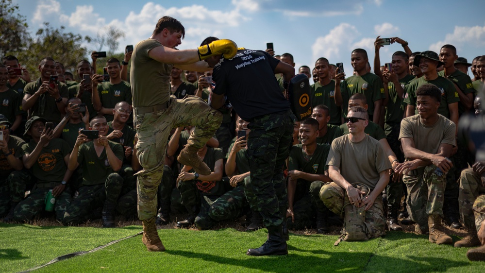 Royal Thai Army shares Muay Thai lesson with 2-2 SBCT Soldiers