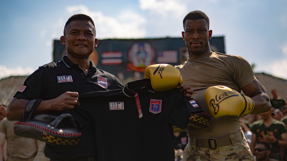 Royal Thai Army shares Muay Thai lesson with 2-2 SBCT Soldiers