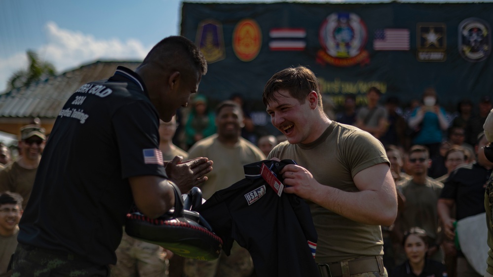 Royal Thai Army shares Muay Thai lesson with 2-2 SBCT Soldiers