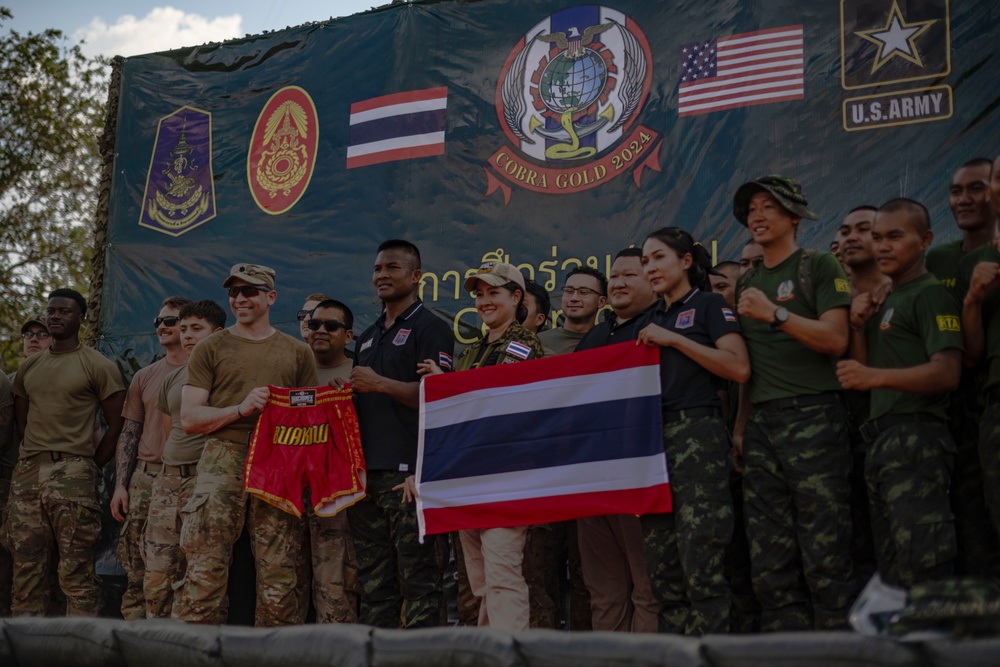 Royal Thai Army shares Muay Thai lesson with 2-2 SBCT Soldiers