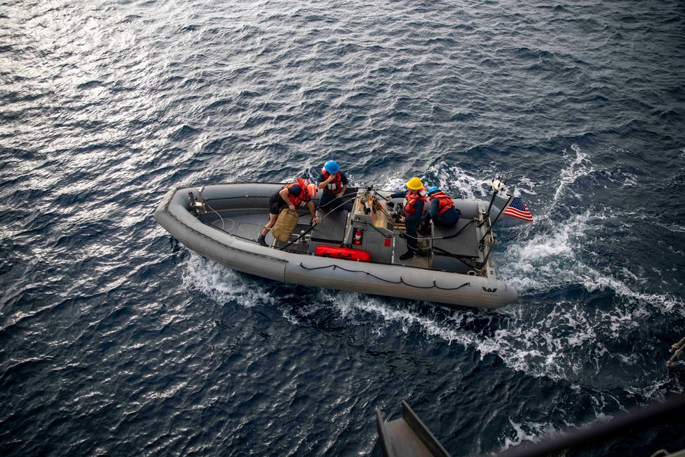 USS Philippine Sea Conducts a Mine Exercise in the Red Sea