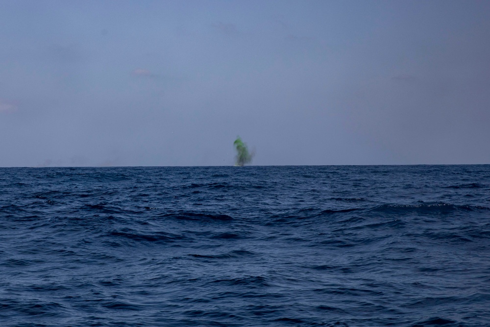 USS Philippine Sea Conducts a Mine Exercise in the Red Sea