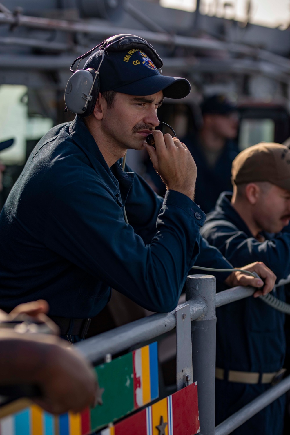 USS Philippine Sea Conducts Replenishment-at-Sea with USNS Supply in the Red Sea