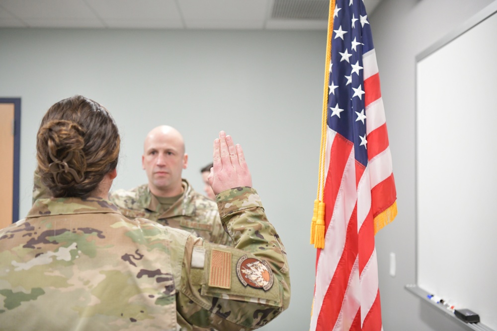 104th Fighter Wing promotes Askew to Lieutenant Colonel