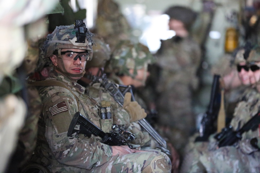 1st Squadron, 91st Cavalry Regiment, 173 Airborne Brigade conducts North and West Africa Response Force (NARF) training