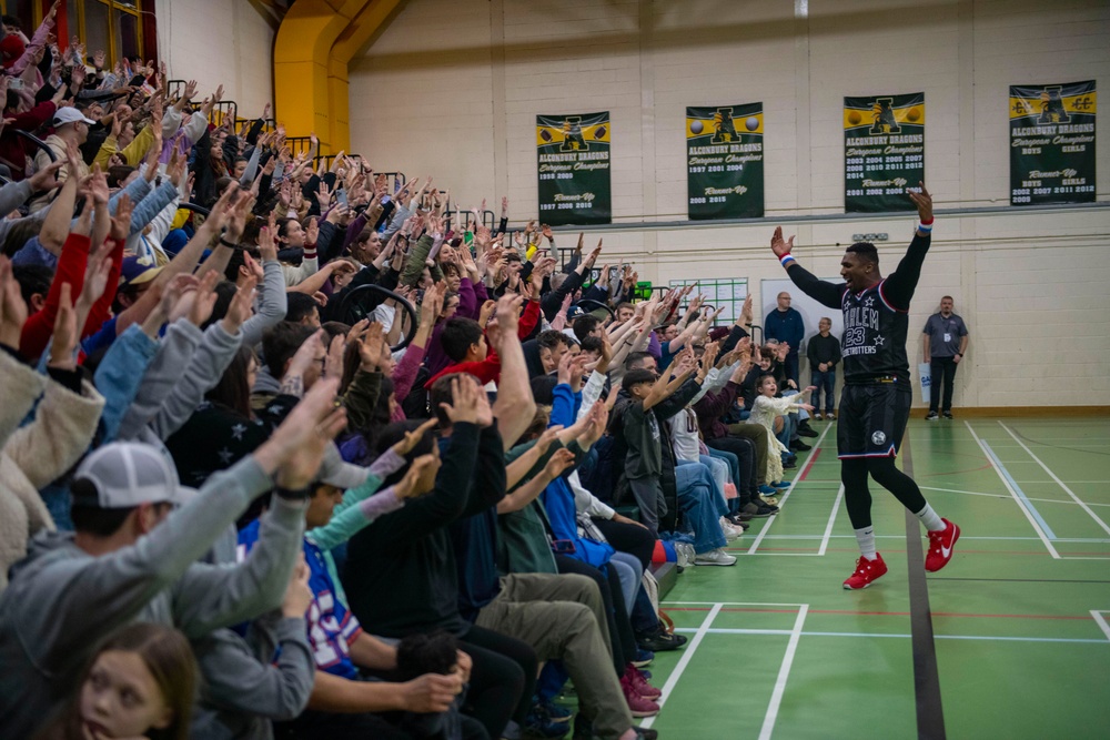 World famous Harlem Globetrotters tour the 501st CSW