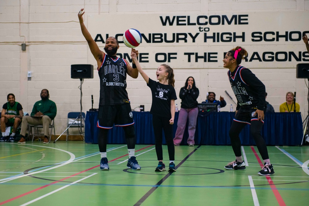 World famous Harlem Globetrotters tour the 501st CSW