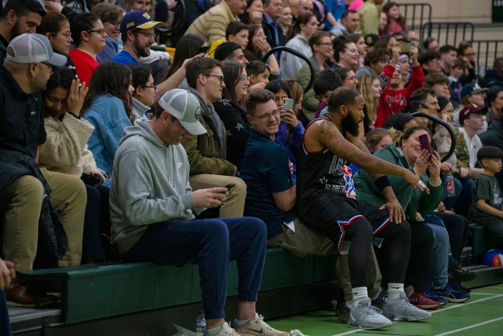 World famous Harlem Globetrotters tour the 501st CSW