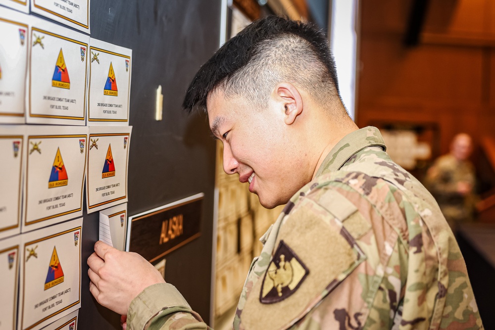 Class of 2024 Cadets select first duty stations during Post Night