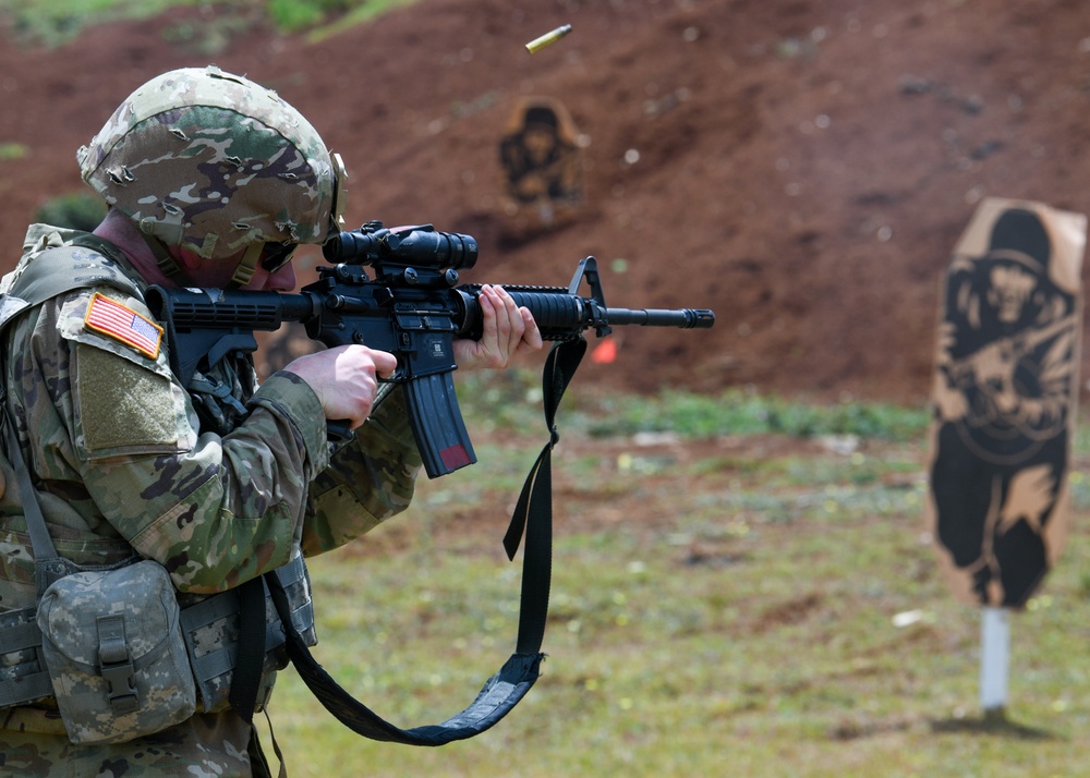 Massachusetts National Guard conducts weapons training at Justified Accord
