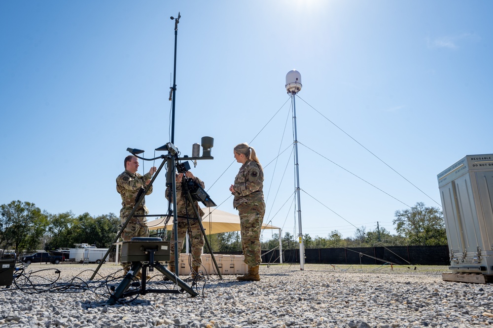 Weather comes together for training