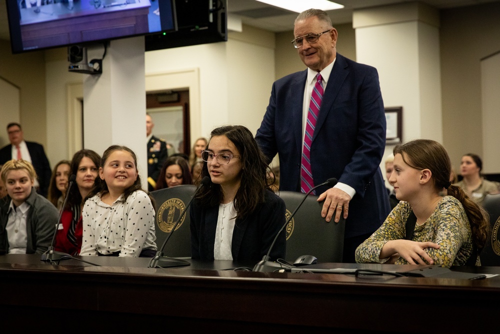 Military children recognized at Kentucky General Assembly