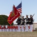 The Battle Color Detachment performs at MCAS Yuma