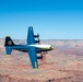 Blue Angels C-130J Super Hercules performs a scheduled photo exercise over the Grand Canyon National Park