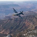 Blue Angels C-130J Super Hercules performs a scheduled photo exercise over the Grand Canyon National Park