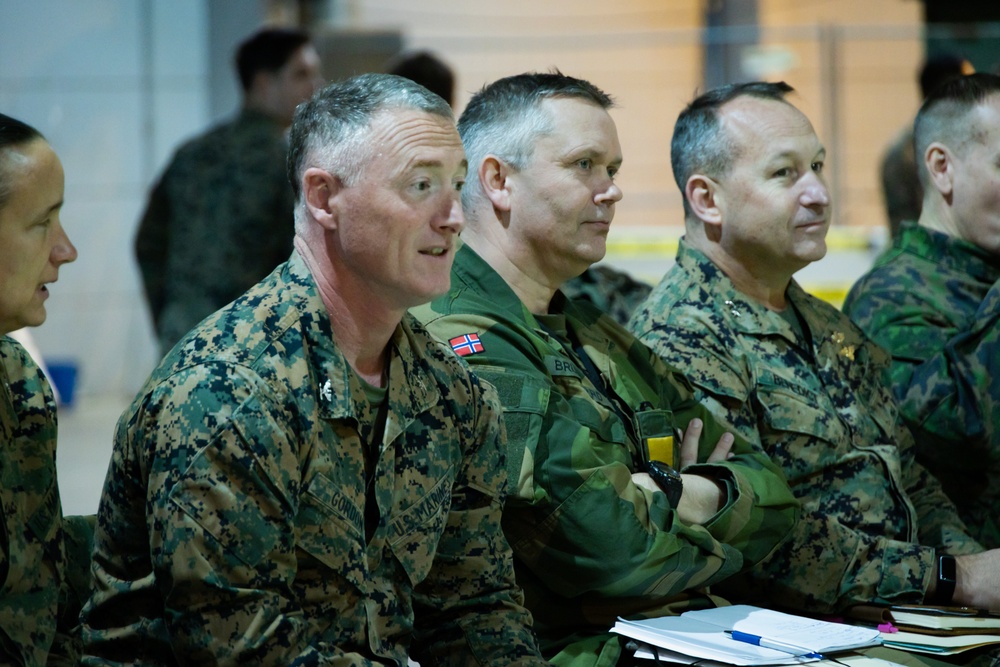 Military Leaders Gather to Review The Exercise Nordic Response Plan