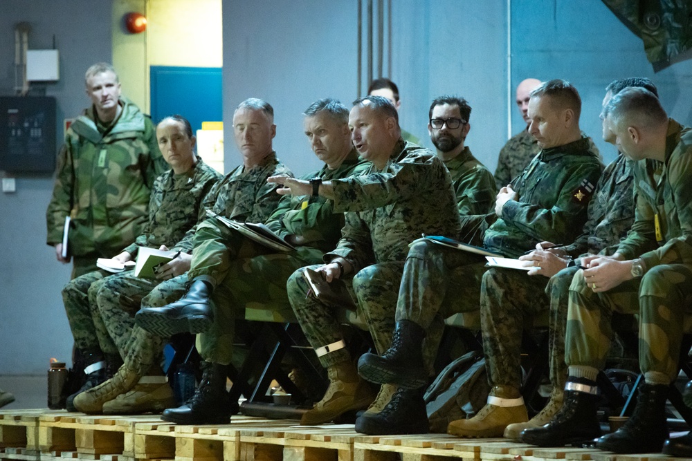 Military Leaders Gather to Review The Exercise Nordic Response Plan