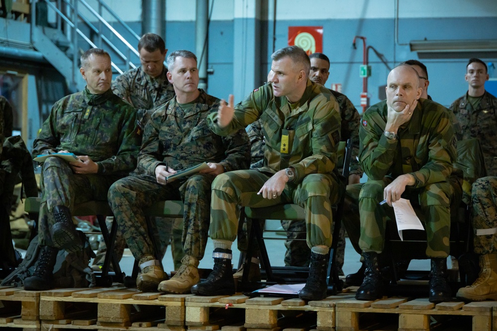 Military Leaders Gather to Review The Exercise Nordic Response Plan