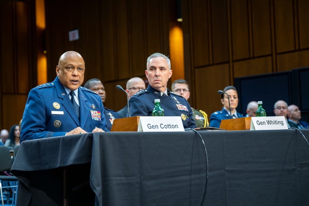 U.S. STRATCOM, U.S. SPACECOM SASC Hearing