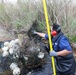 Wallisville Park staff cleans up abandoned crab traps