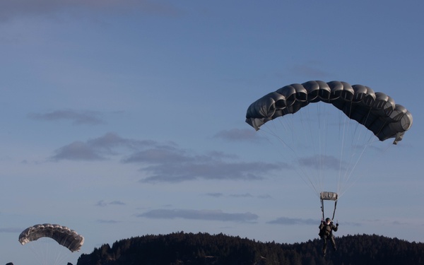 Navy SEALs Parachute into Arctic Waters