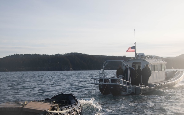 Navy SEALs Parachute into Arctic Waters