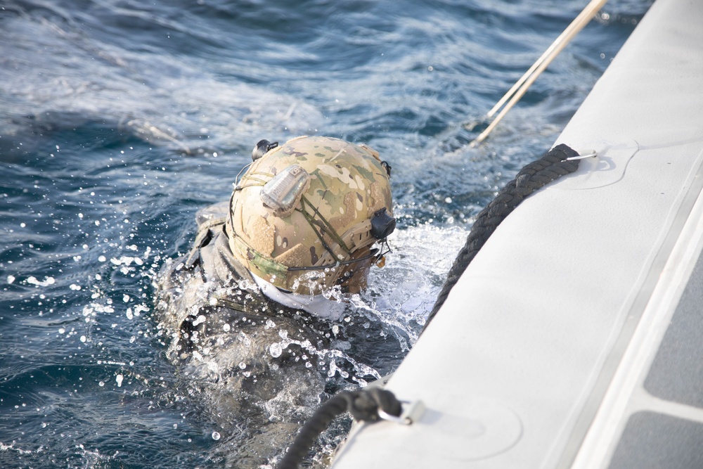 Navy SEALs Parachute into Arctic Waters