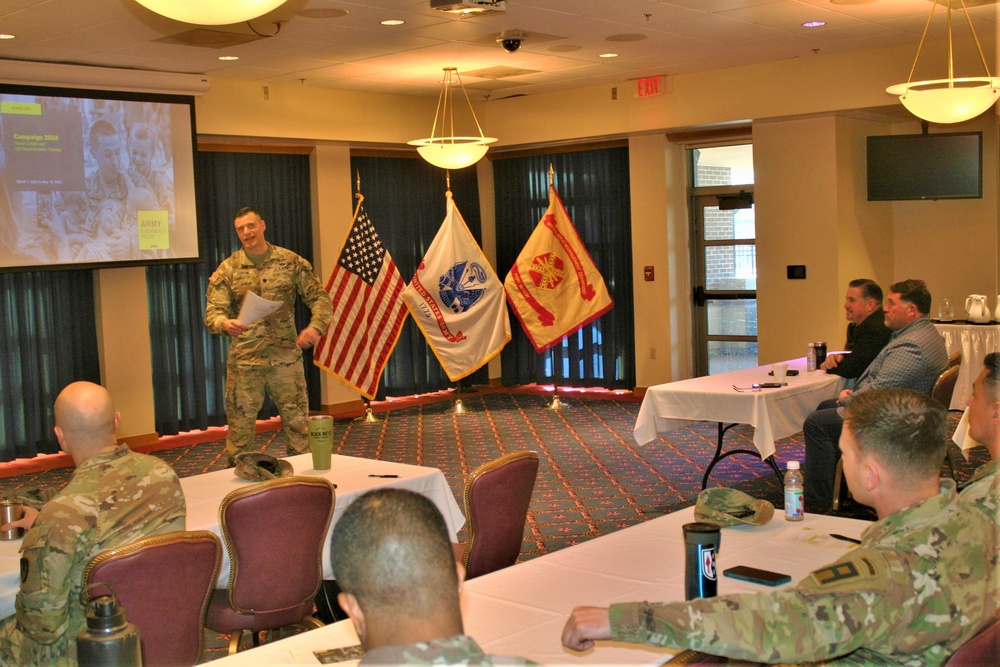 2024 Army Emergency Relief Campaign Kickoff Breakfast held at Fort McCoy