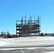 February 2024 barracks construction operations at Fort McCoy