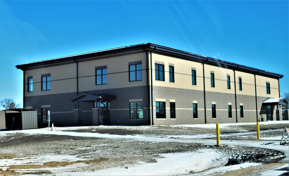 Fort McCoy’s brigade headquarters construction project mostly complete; makes it third building in 1600 block transformation