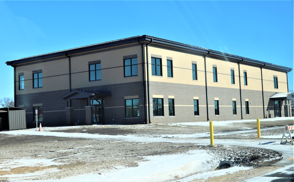 Fort McCoy’s brigade headquarters construction project mostly complete; makes it third building in 1600 block transformation