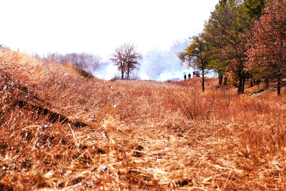 Fort McCoy prescribed burn team holds their first prescribed burn of 2024