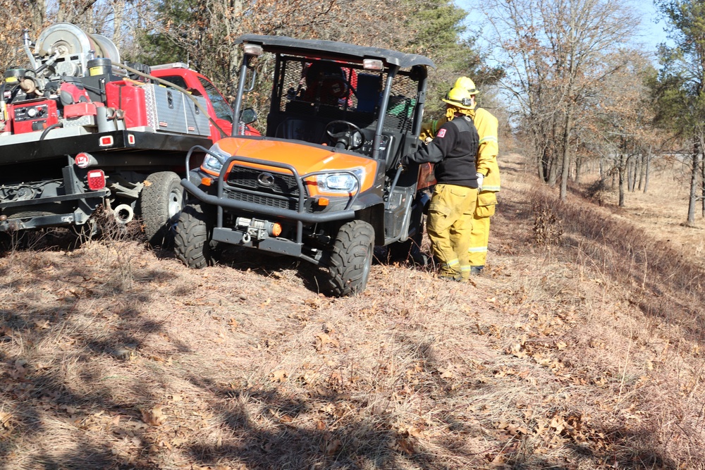 Fort McCoy prescribed burn team holds their first prescribed burn of 2024