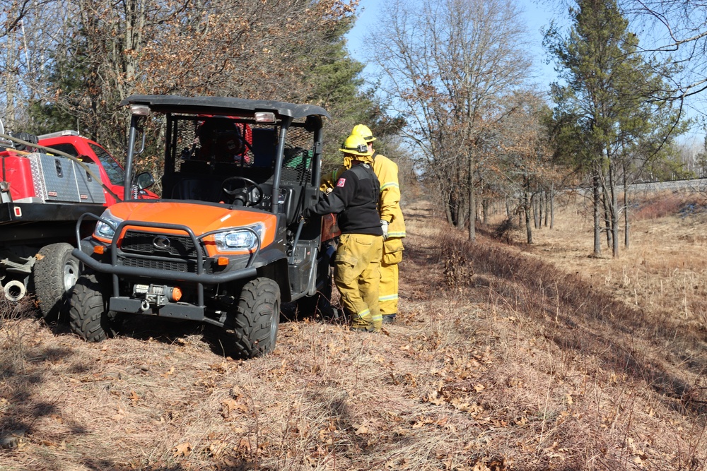 Fort McCoy prescribed burn team holds their first prescribed burn of 2024