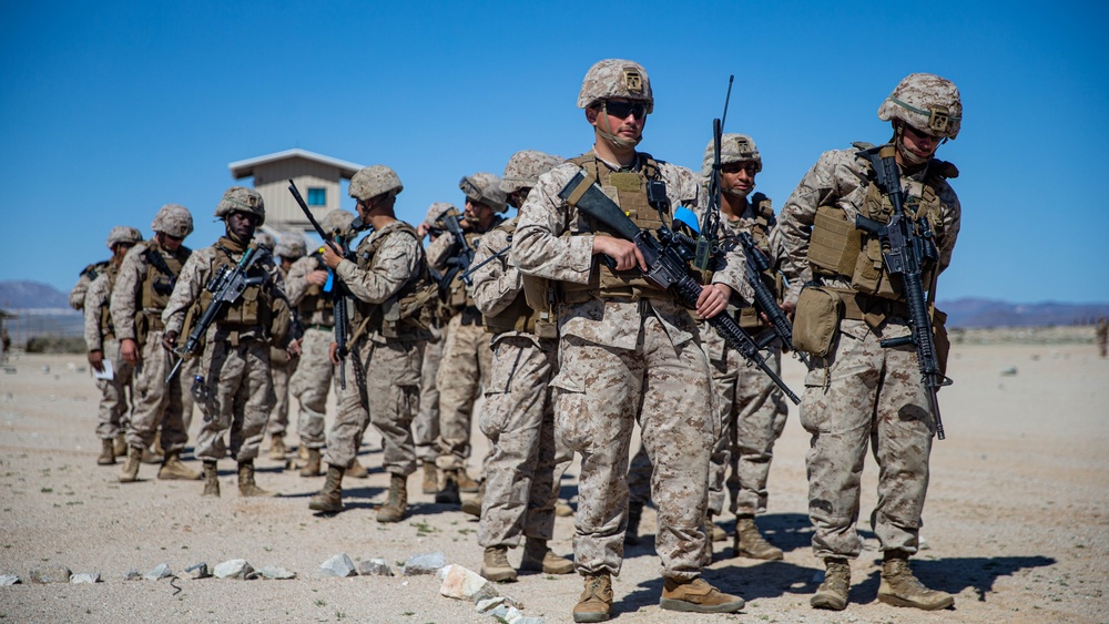 Combat Logistics Battalion 2 conducts a live fire range during an Adversary Force Exercise