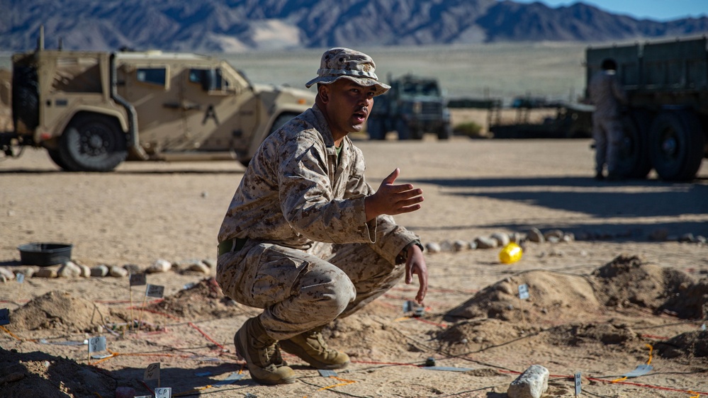 Combat Logistics Battalion 2 conducts a live fire range during an Adversary Force Exercise