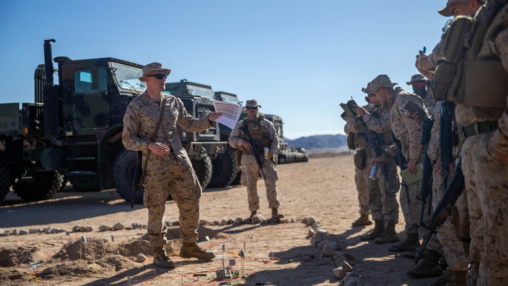 Combat Logistics Battalion 2 conducts a live fire range during an Adversary Force Exercise