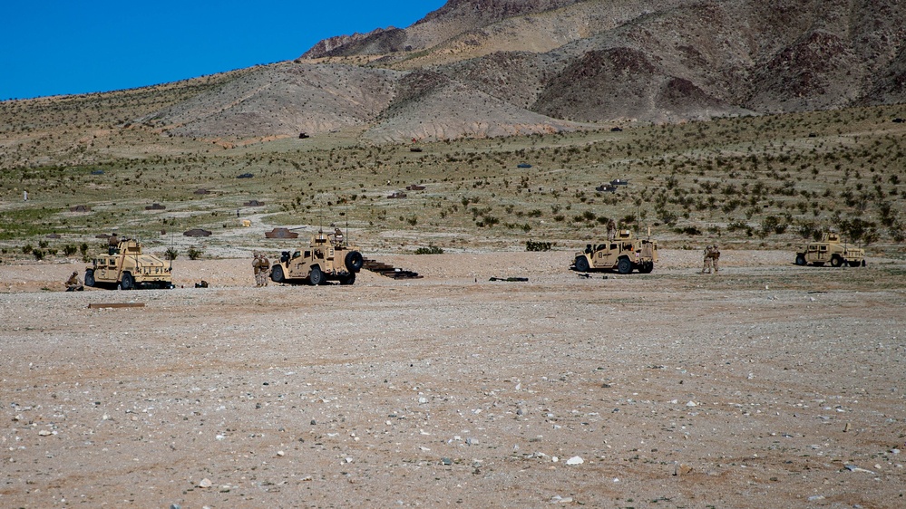 Combat Logistics Battalion 2 conducts a live fire range during an Adversary Force Exercise
