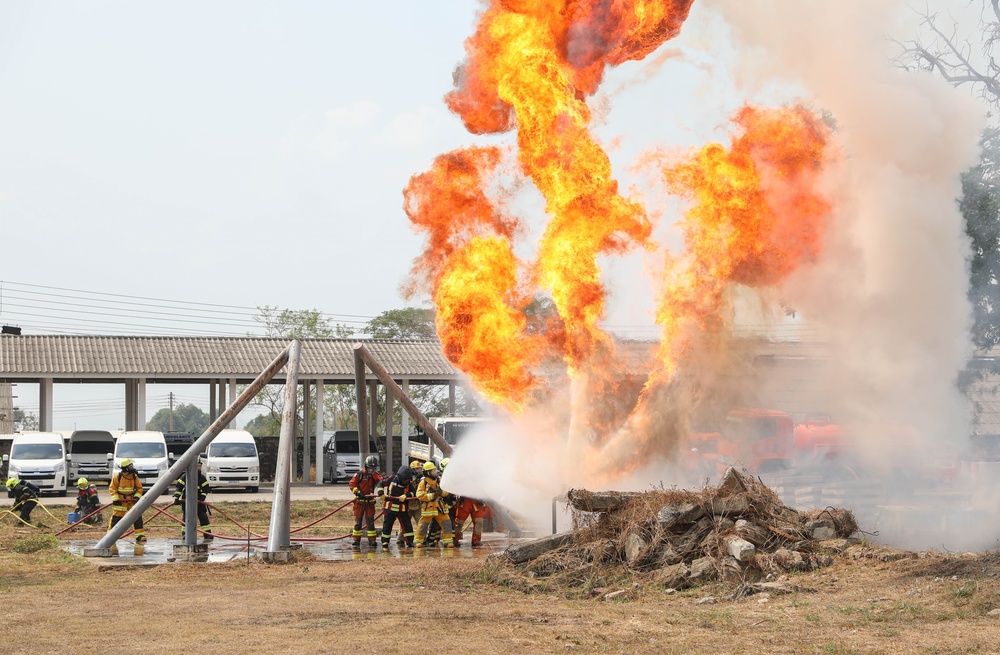 Humanitarian assistance and disaster relief training operation during exercise Cobra Gold