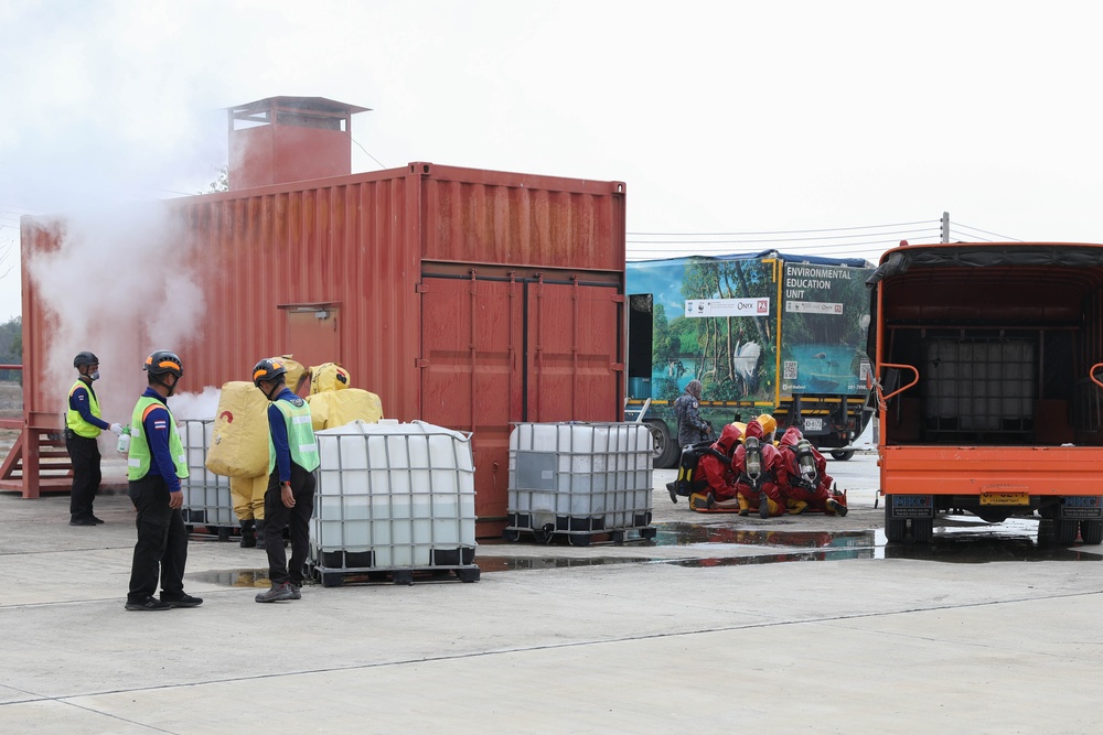 Humanitarian assistance and disaster relief training operation during exercise Cobra Gold