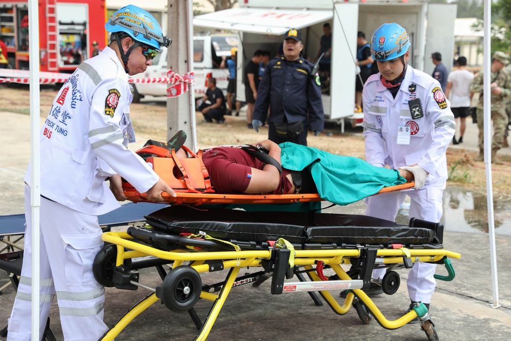 Humanitarian assistance and disaster relief training operation during exercise Cobra Gold