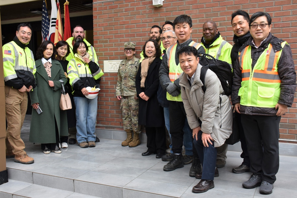 Army engineers finish fourth Army family housing tower in Daegu, South Korea