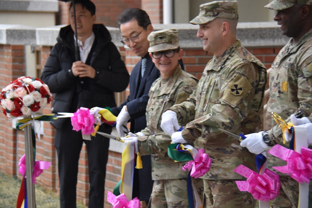 Army engineers finish fourth Army family housing tower in Daegu, South Korea